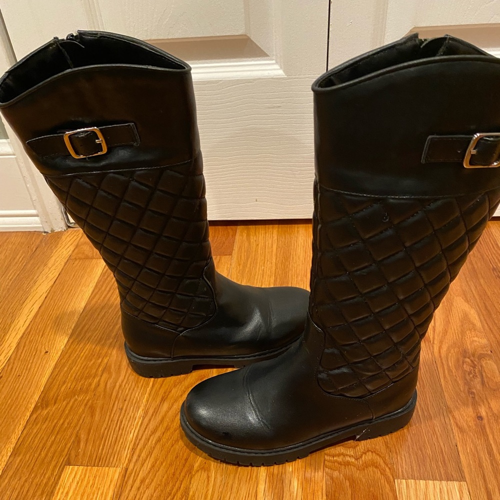 LAST CALL Nordstrom little kids girls knee high boots. Size 13M